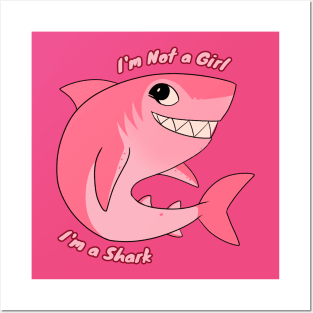 Nimona - I'm not a Girl I'm a shark Posters and Art